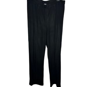Misook Black Ultra High Rise Straight Dress Pants Women's Medium